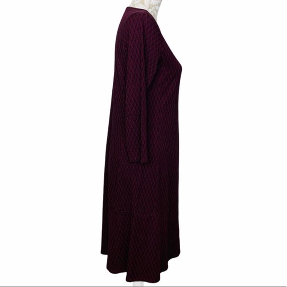 J.JILL Ponte Knit Dress fit & flare Dress PS 1477 - Picture 4 of 8